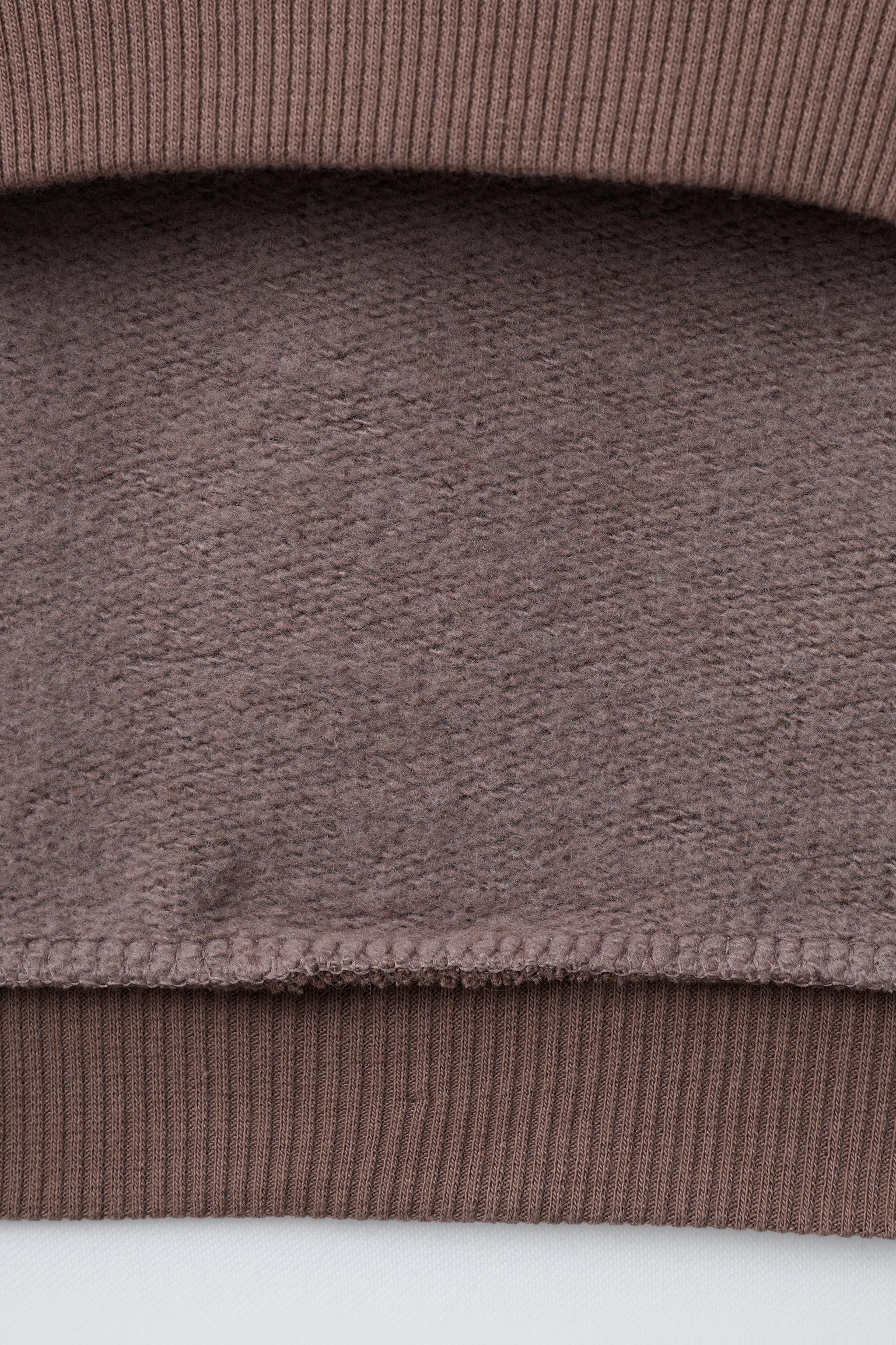 EMBROIDERED TEXT SWEATSHIRT